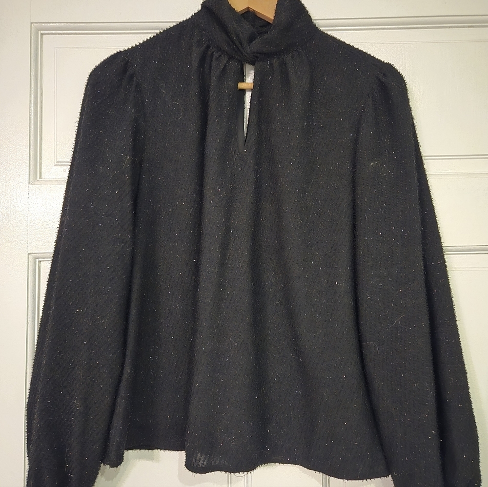 Nine West Sparkly Black Sweater